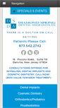 Mobile Screenshot of diamondspringdental.com